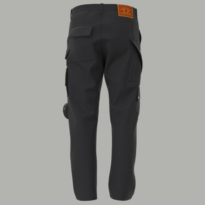 Black Asyme Cargo Pants