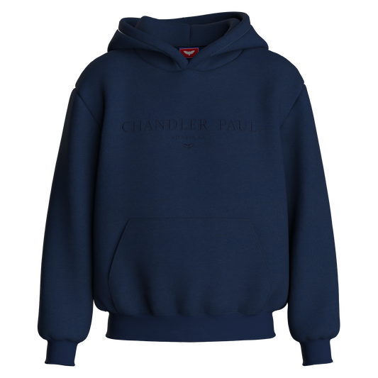 Navy Hoodie with Embroidered logo