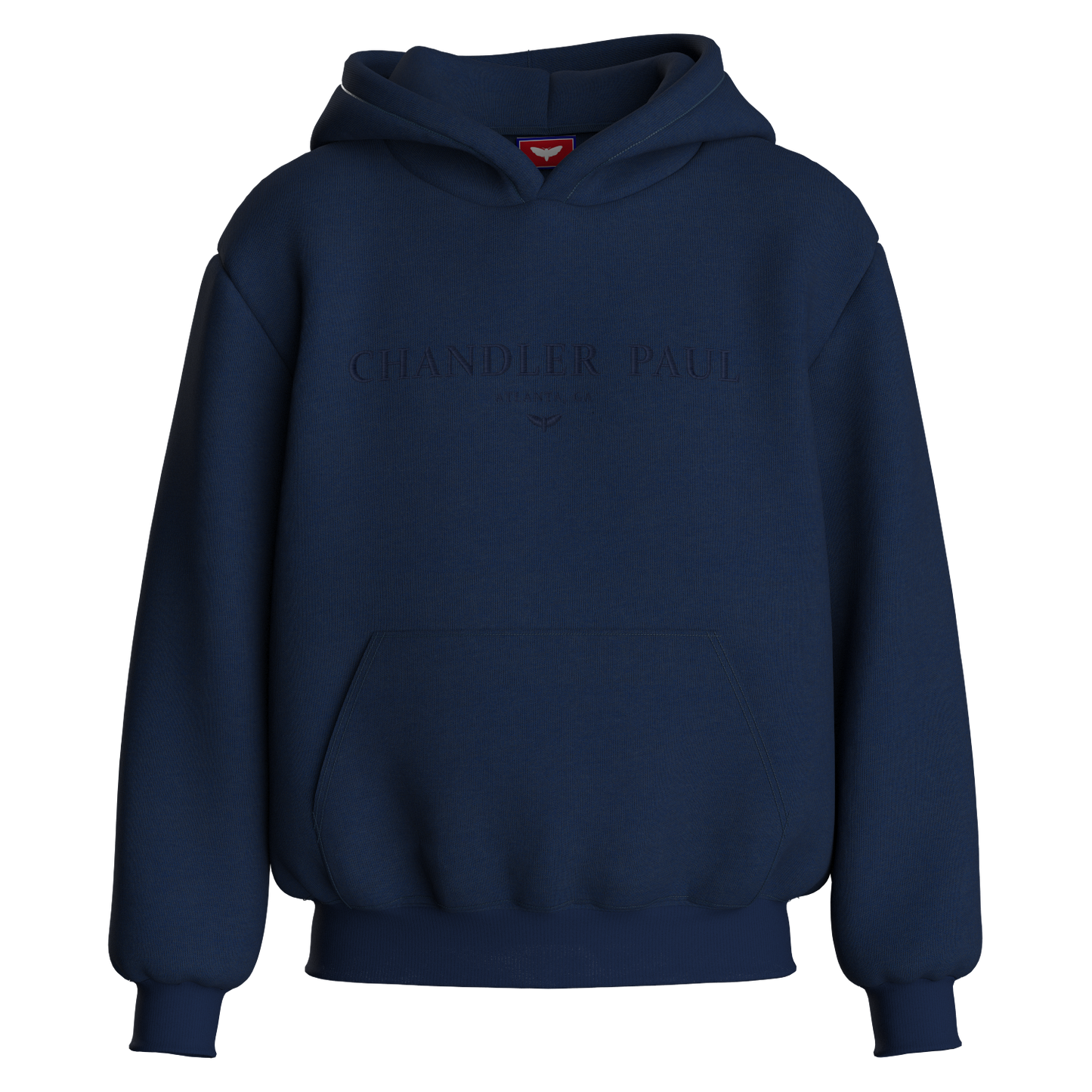 Navy Hoodie with Embroidered logo