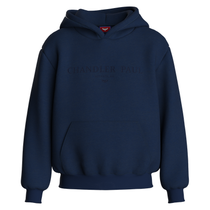Navy Hoodie with Embroidered logo
