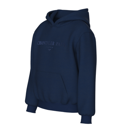 Navy Hoodie with Embroidered logo
